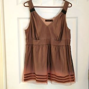 The Limited fishnet babydoll top